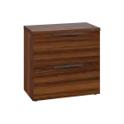 SIN 2 - 82Z kancelářská skříň, 2-zásuvková, 770x800x400, ořech královský