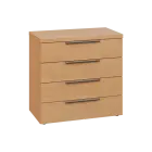 SIN 2 - 84Z kancelářská skříň, 4-zásuvková, 770x800x400, buk royal