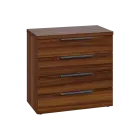 SIN 2 - 84Z kancelářská skříň, 4-zásuvková, 770x800x400, ořech královský