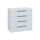 SIN 2 - 84Z kancelářská skříň, 4-zásuvková, 770x800x400, bílá