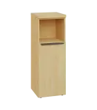 SIN 3 - 4DN kancelářská skříň, 1-dveřová/nika, pravá, 1120x400x400, javor horský