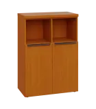 SIN 3 - 8DN2 kancelářská skříň, 2-dveřová/nika, 1120x800x400, třešeň šumavská