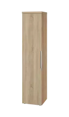 SIN 5 - 4D kancelářská skříň, 1-dveřová, levá, 1820x400x400, dub bardolino