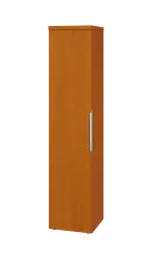 SIN 5 - 4D kancelářská skříň, 1-dveřová, levá, 1820x400x400, třešeň šumavská