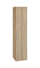 SIN 5 - 4D kancelářská skříň, 1-dveřová, pravá, 1820x400x400, dub bardolino