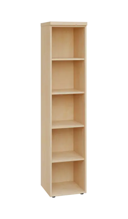 SIN 5 - 4N kancelářská skříň, nika, 1820x400x400, bříza světlá