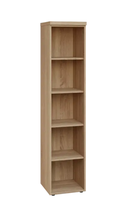 SIN 5 - 4N kancelářská skříň, nika, 1820x400x400, dub bardolino