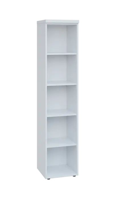 SIN 5 - 4N kancelářská skříň, nika, 1820x400x400, bílá