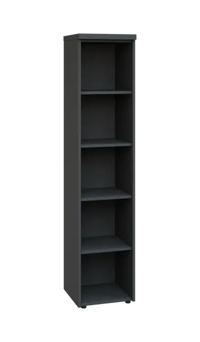 SIN 5 - 4N kancelářská skříň, nika, 1820x400x400, antracit