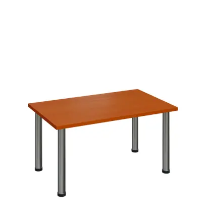 G-43 Konferenční stolek 1000 x 600 mm, deska 25 mm, třešeň šumavská / nohy chrom