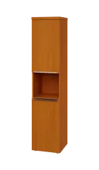 SIN 5 - 42DN kancelářská skříň, 2-dveřová/nika, levá, 1820x400x400, třešeň šumavská