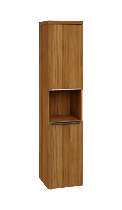 SIN 5 - 42DN kancelářská skříň, 2-dveřová/nika, pravá, 1820x400x400, ořech světlý