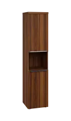 SIN 5 - 42DN kancelářská skříň, 2-dveřová/nika, pravá, 1820x400x400, ořech královský