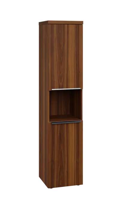 SIN 5 - 42DN kancelářská skříň, 2-dveřová/nika, pravá, 1820x400x400, ořech královský