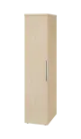 SIST 5 - 42 šatní skříň, 1-dveřová, tyč, levá, 1820x400x600, bříza světlá