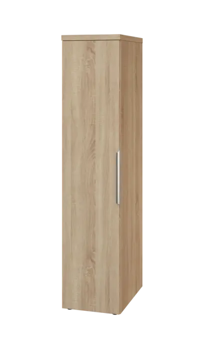 SIST 5 - 42 šatní skříň, 1-dveřová, tyč, levá, 1820x400x600, dub bardolino