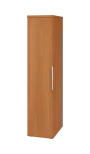 SIST 5 - 42 šatní skříň, 1-dveřová, tyč, levá, 1820x400x600, olše jantar