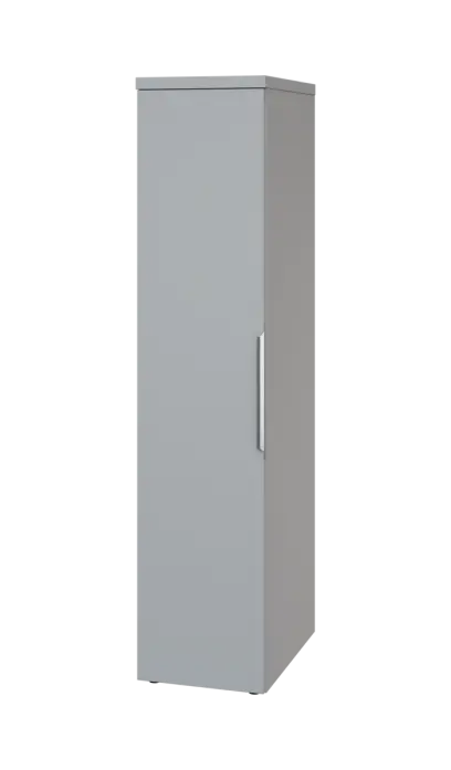 SIST 5 - 42 šatní skříň, 1-dveřová, tyč, levá, 1820x400x600, šedá
