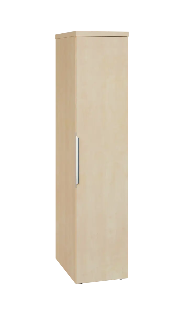 SIST 5 - 42 šatní skříň, 1-dveřová, tyč, pravá, 1820x400x600, bříza světlá