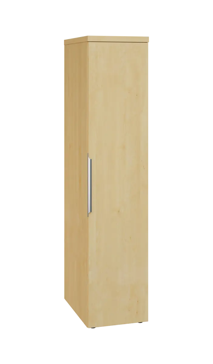 SIST 5 - 42 šatní skříň, 1-dveřová, tyč, pravá, 1820x400x600, javor horský