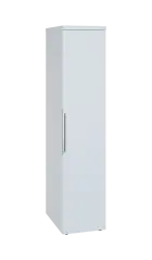 SIST 5 - 42 šatní skříň, 1-dveřová, tyč, pravá, 1820x400x600, bílá