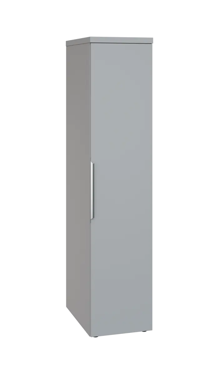 SIST 5 - 42 šatní skříň, 1-dveřová, tyč, pravá, 1820x400x600, šedá