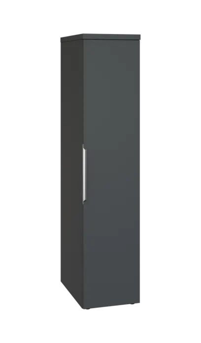 SIST 5 - 42 šatní skříň, 1-dveřová, tyč, pravá, 1820x400x600, antracit
