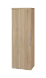 SISR 5 - 61 šatní skříň, 1-dveřová, výsuvné ramínko, levá, 1820x600x400, dub bardolino
