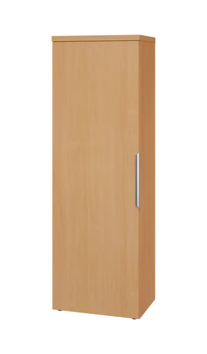 SISR 5 - 61 šatní skříň, 1-dveřová, výsuvné ramínko, levá, 1820x600x400, buk royal