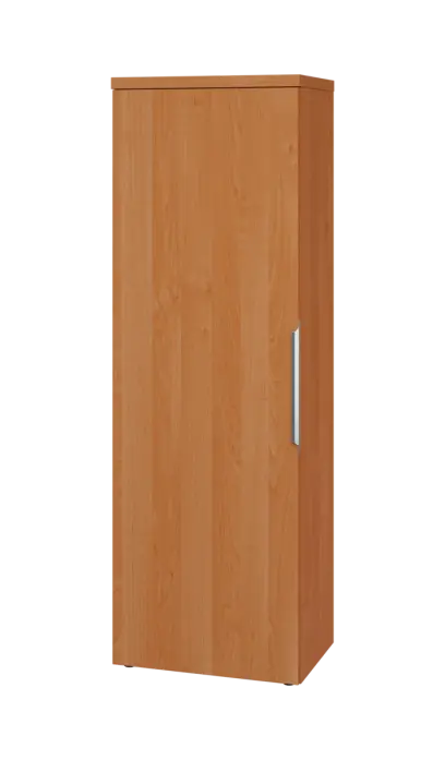 SISR 5 - 61 šatní skříň, 1-dveřová, výsuvné ramínko, levá, 1820x600x400, olše jantar