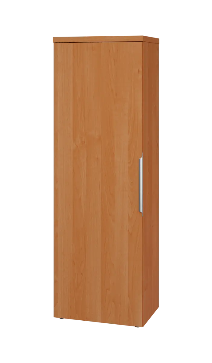 SISR 5 - 61 šatní skříň, 1-dveřová, výsuvné ramínko, levá, 1820x600x400, olše jantar