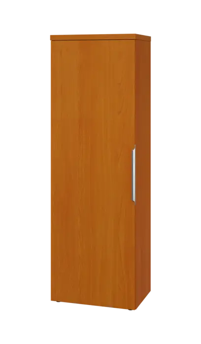 SISR 5 - 61 šatní skříň, 1-dveřová, výsuvné ramínko, levá, 1820x600x400, třešeň šumavská