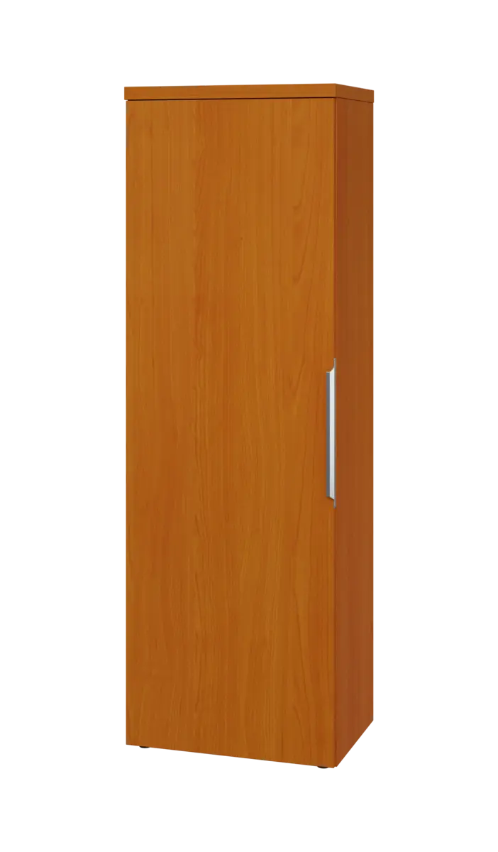 SISR 5 - 61 šatní skříň, 1-dveřová, výsuvné ramínko, levá, 1820x600x400, třešeň šumavská