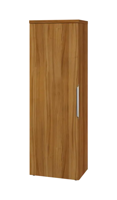 SISR 5 - 61 šatní skříň, 1-dveřová, výsuvné ramínko, levá, 1820x600x400, ořech světlý