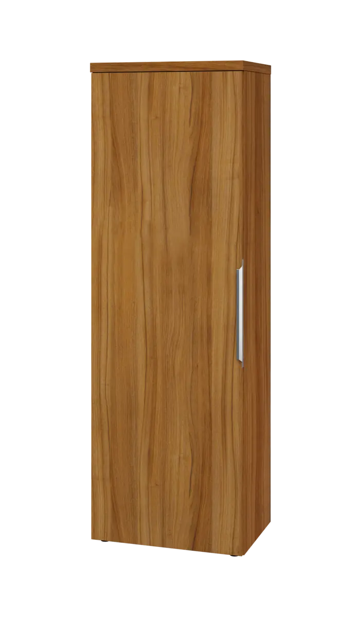 SISR 5 - 61 šatní skříň, 1-dveřová, výsuvné ramínko, levá, 1820x600x400, ořech světlý
