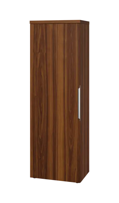 SISR 5 - 61 šatní skříň, 1-dveřová, výsuvné ramínko, levá, 1820x600x400, ořech královský