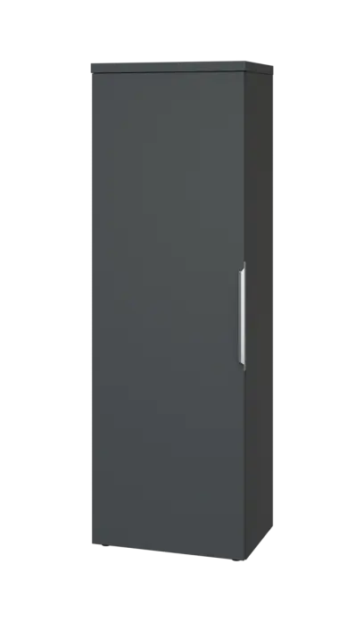 SISR 5 - 61 šatní skříň, 1-dveřová, výsuvné ramínko, levá, 1820x600x400, antracit SISR 5 - 61 šatní skříň, 1-dveřová, výsuvné ramínko, levá, 1820x600x400, antracit