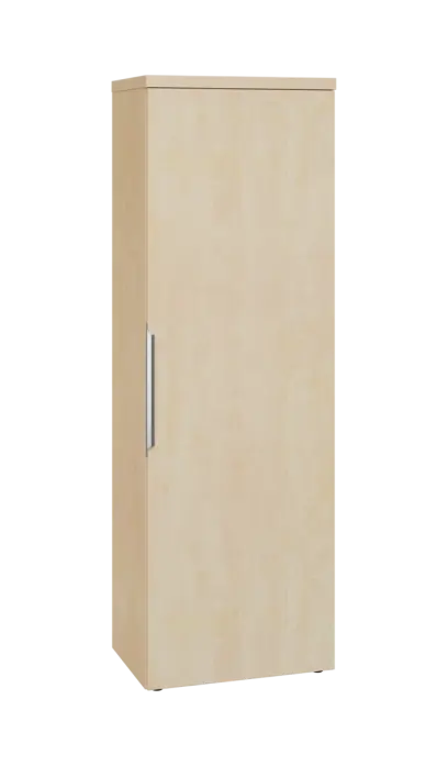 SISR 5 - 61 šatní skříň, 1-dveřová, výsuvné ramínko, pravá, 1820x600x400, bříza světlá SISR 5 - 61 šatní skříň, 1-dveřová, výsuvné ramínko, pravá, 1820x600x400, bříza světlá