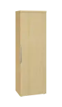 SISR 5 - 61 šatní skříň, 1-dveřová, výsuvné ramínko, pravá, 1820x600x400, javor horský
