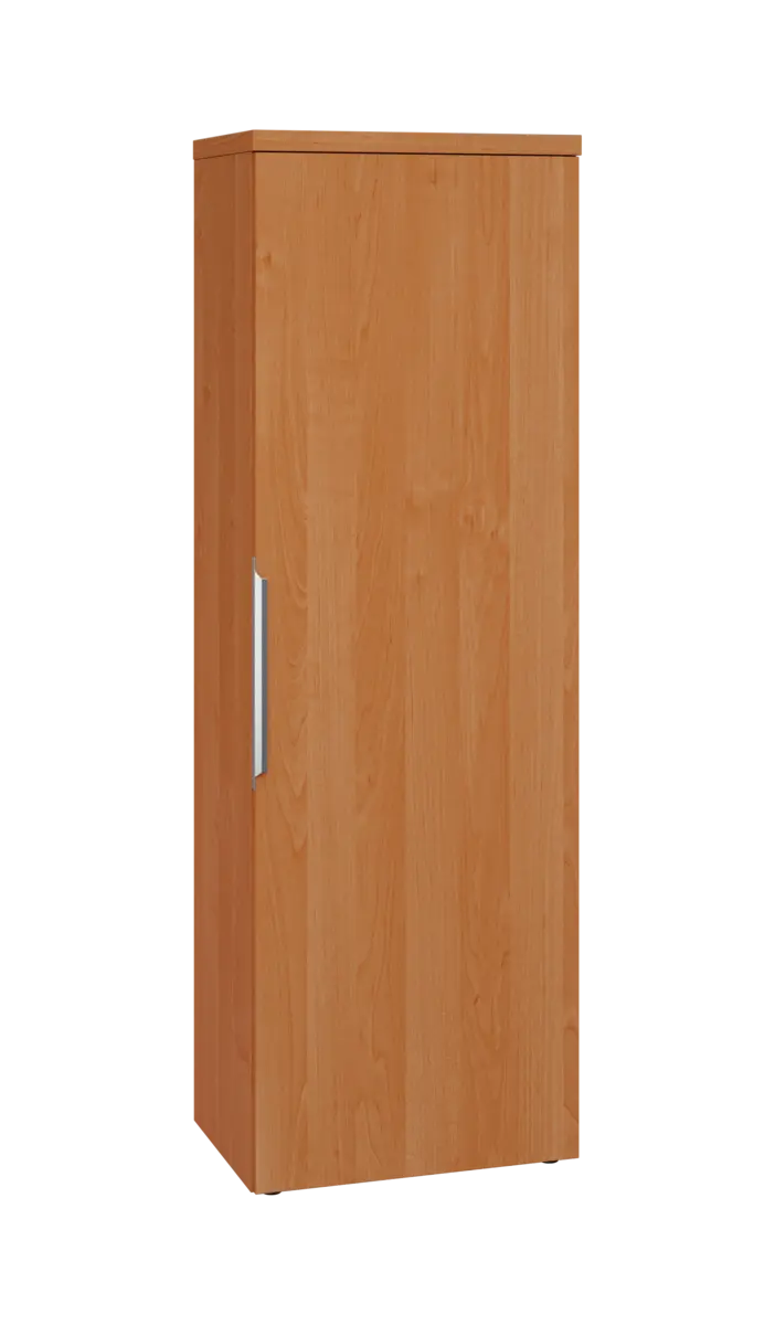 SISR 5 - 61 šatní skříň, 1-dveřová, výsuvné ramínko, pravá, 1820x600x400, olše jantar