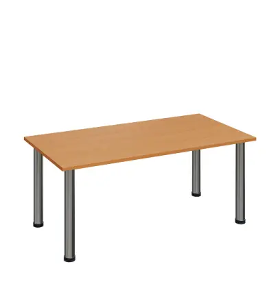 G-43 Konferenční stolek 1200 x 600 mm, deska 18 mm, buk royal / nohy chrom