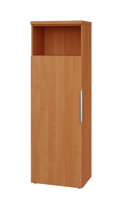 SIN 5 - 6DN kancelářská skříň, 1-dveřová/nika, levá, 1820x600x400, olše jantar