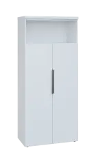 SIN 5 - 82DN kancelářská skříň, 2-dveřová/nika, 1820x800x400, bílá