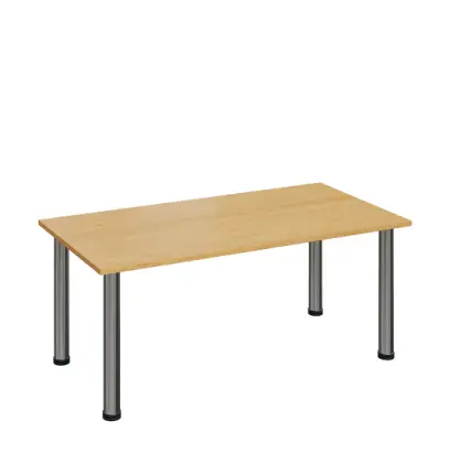 G-43 Konferenční stolek 1200 x 600 mm, deska 18 mm, javor horský / nohy chrom