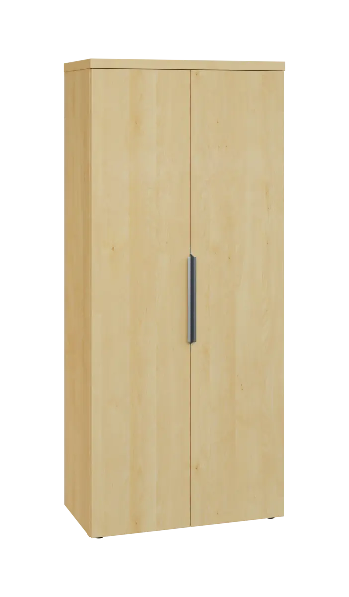 SISR 5 - 81 šatní skříň, 2-dveřová, výsuvné ramínko, 1820x800x400, javor horský