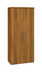 SISR 5 - 81 šatní skříň, 2-dveřová, výsuvné ramínko, 1820x800x400, ořech světlý