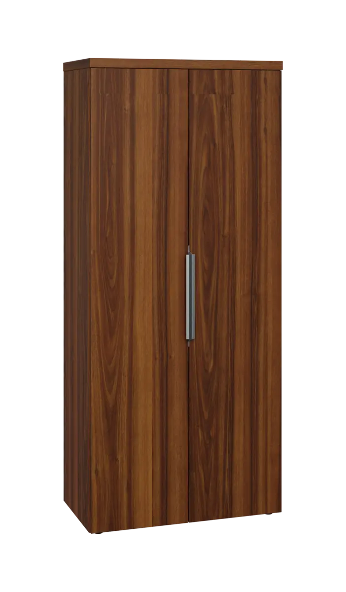 SISR 5 - 81 šatní skříň, 2-dveřová, výsuvné ramínko, 1820x800x400, ořech královský