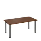 G-43 Konferenční stolek 1200 x 600 mm, deska 18 mm, ořech královský / nohy chrom