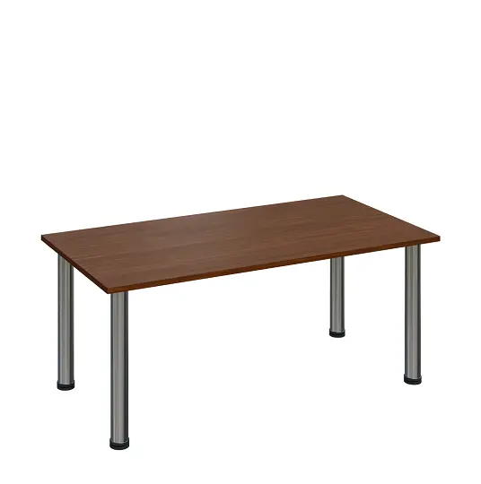 G-43 Konferenční stolek 1200 x 600 mm, deska 18 mm, ořech královský / nohy chrom