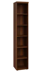 SIN 6 - 4N kancelářská skříň, nika, 2170x400x400, ořech královský